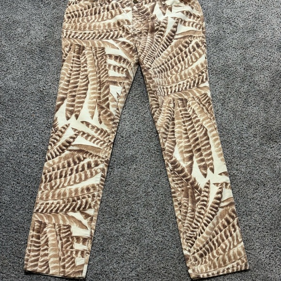 Ralph Lauren Pants - Ralph Lauren Slimming Fit Straight Stretch Jungle Print Corduroy Pants NWOT